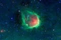 Cuore rosso e verde