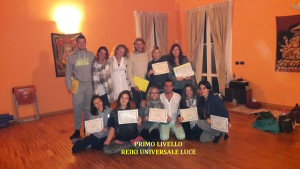 PRIMO LIVELLO REIKI LEGNANO OTTOBRE- PARTECIPANTI ATTESTATI